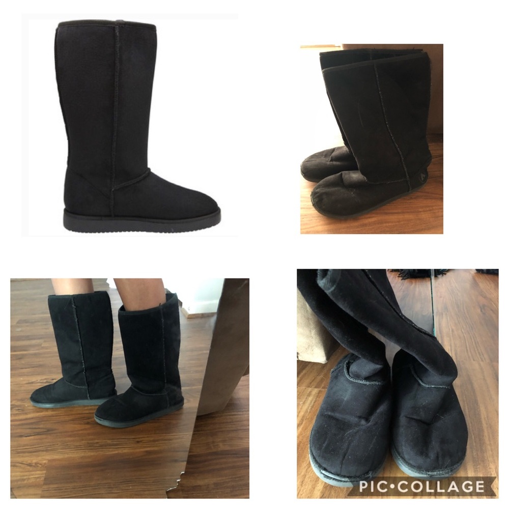 Airwalk Regan Flat Tall Black Boot